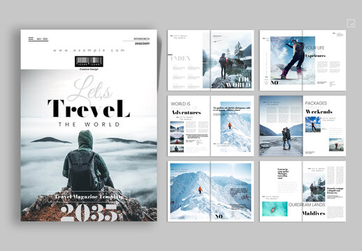 Travel Magazine Template
