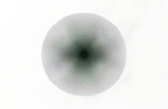 Abstract circular moire pattern with radiating black lines abstract circular radiating illusion geometry