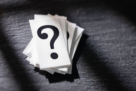 Question mark background