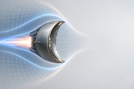 Warp Shell Propulsion Through Curved Spacetime