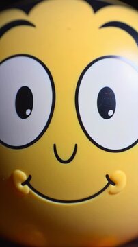 Emoji face shifting close-up between doubt and realization, supporting reaction stickers, decision feedback, social media response, survey tools, chat messaging, online comments, education app media.