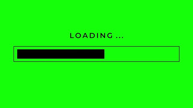 Black horizontal bar line animated shrinking on green screen isolated background keyable overlay motion graphic