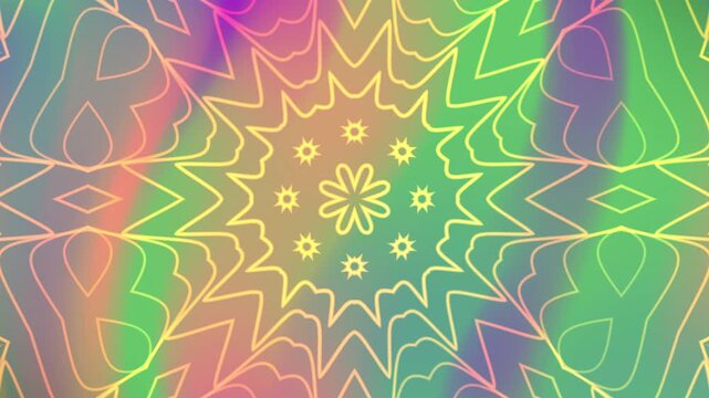 Neon yellow geometric star mandala overlay pattern for energetic and modern designs. Ideal for backgrounds, print materials, and digital projects.