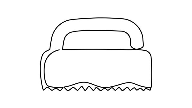 Saw blade white background.