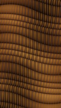 Muscle Fiber Sarcomere Contraction Striated Myofibril Bundle Seamless Loop in subtle amber tones vertical 9:16