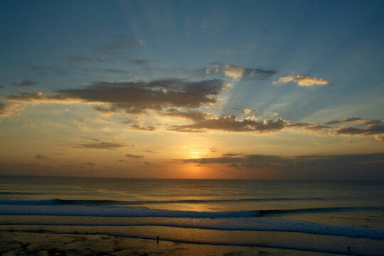 Atardecer en la isla de Bali