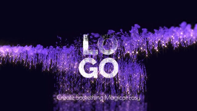 Enchanted Particle Logo Reveal