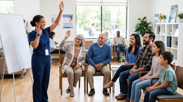 Family Learning How to Recognize Common Stroke Warning Signs During Health Education