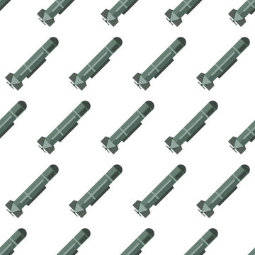 Seamless pattern with submarine torpedo camouflage unmanned naval vessel icons, ideal for defense, tech, gaming and military-themed textiles, branding and packaging design.