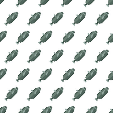 Seamless pattern with usv asv unmanned naval vessel icons, ideal for defense, tech, gaming and military-themed textiles, branding and packaging design.