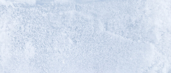 Light blue winter background with crystalline snow structure for seasonal design. Copy space  © IULIIA