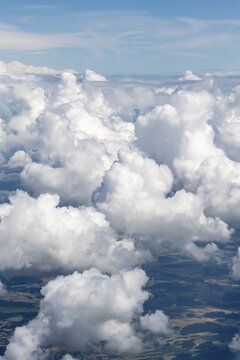 View above the clouds, Bavaria, Germany