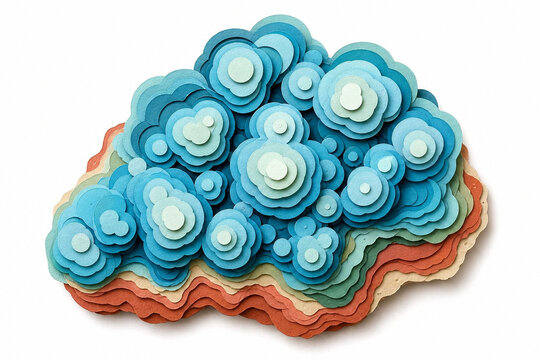 Blue smithsonite botryoidal crust gem