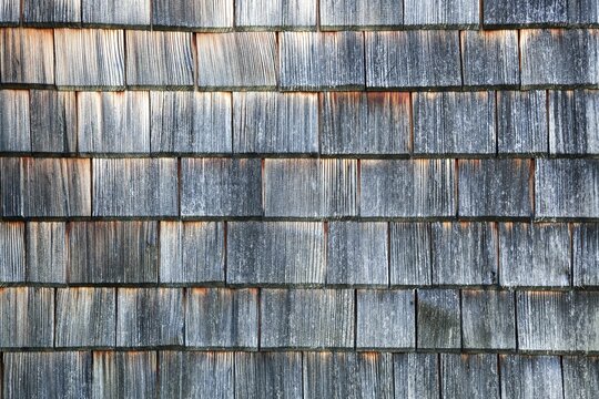 Old wooden shingles, wooden shingle facade, Oberallg&auml;u, Allg&auml;u, Bavaria, Germany