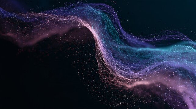 Machine learning data processing abstract flowing