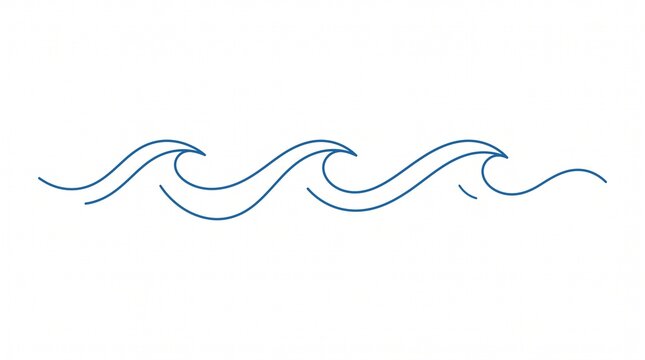 Minimalist wave line