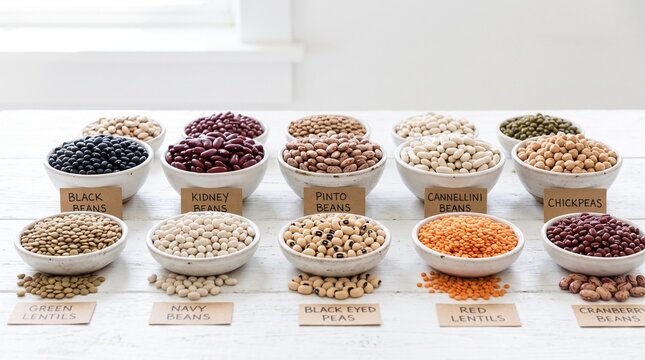 Assorted dried beans