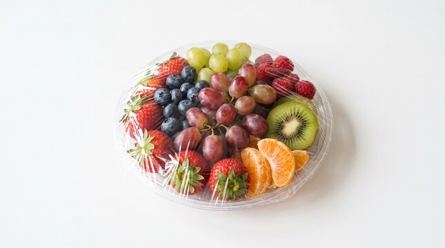 Fresh fruit platter assortment