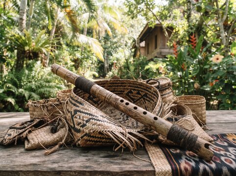 Traditional Indonesian artifacts