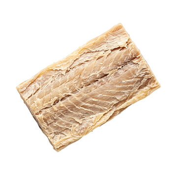 Dried Cod Fillet Isolated