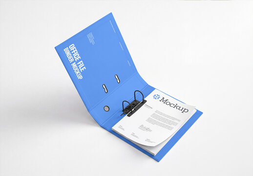 Ring Binder Folder Mockup