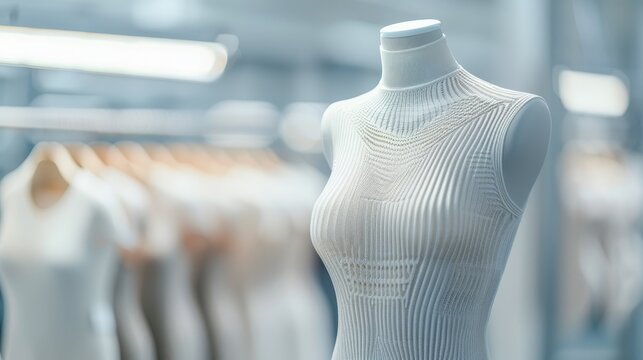 Fashion innovation meets sustainability with 3D printed, on-demand clothing from eco-friendly materials, reducing overproduction and waste, and promoting responsible consumer practices