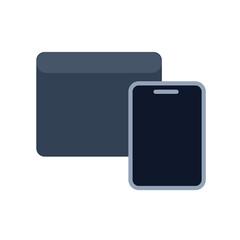 Mobile devices and tablet on transparent background for design. © Ai Studio 