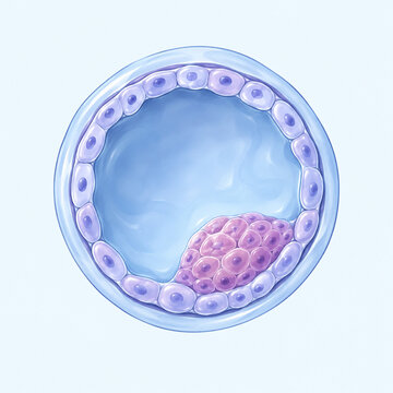 BLASTOSIST BLASTOCYST EMBRYO DAY 5 HUMAN IN VITRO FERTILIZATION
