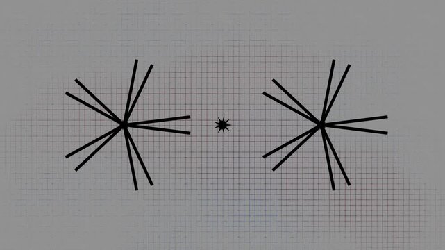 Abstract Rotating Starburst Lines Motion Graphic