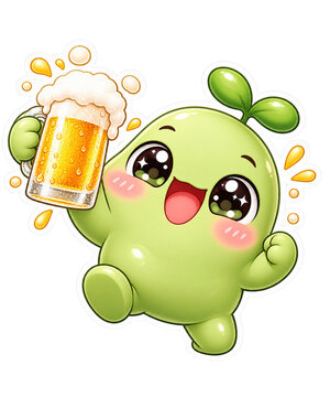 Cheers with Happy Pose