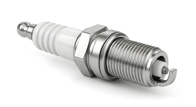 spark plug isolated on white background