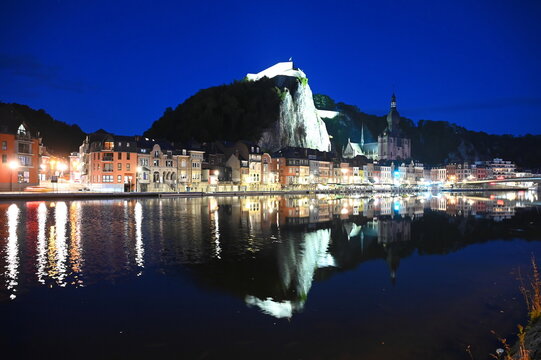 Dinant an der Maas in Belgien