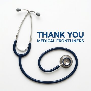 Thank You Medical Frontliners Appreciation Greeting Card
