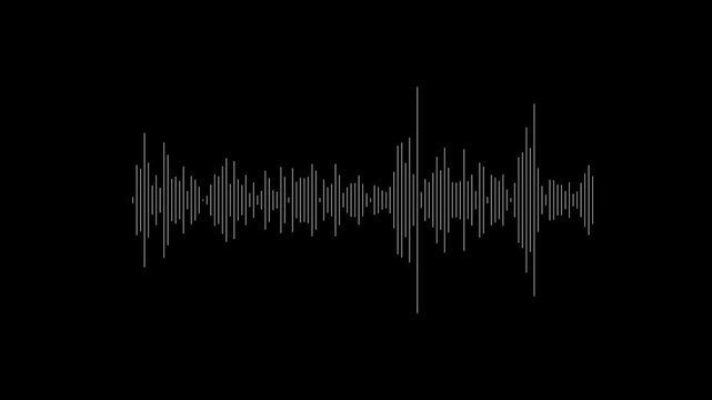 music bar, audio visualizer lines isolated icon , music equalizer rhythm bars frequency meter, podcast voice soundwave on a transparent background