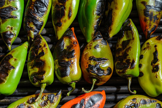 grilled vegetables on the grill