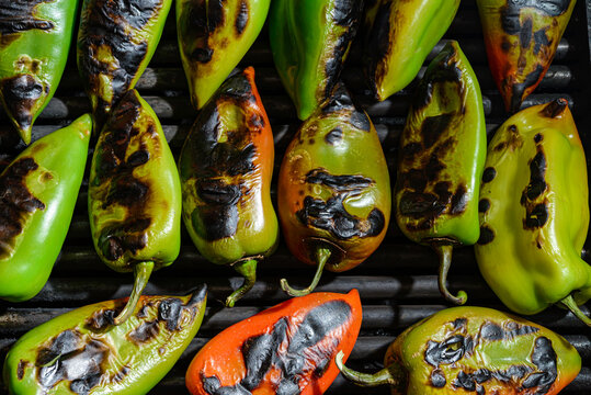 grilled vegetables on the grill