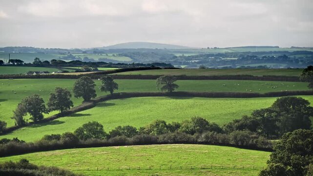 Farmlands in the South West September time lapse 