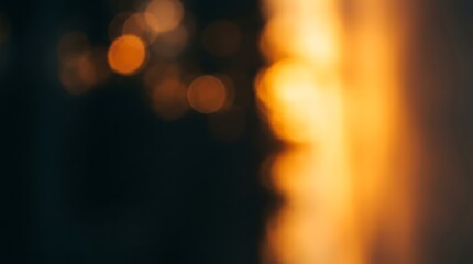 Fototapeta premium Bokeh abstract background with glowing lights abstract background defocused illumination celebration atmosphere