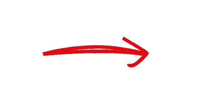 Hand-Drawn Animated Arrows Doodle Directional Elements for Explainer Videos on a transparent background