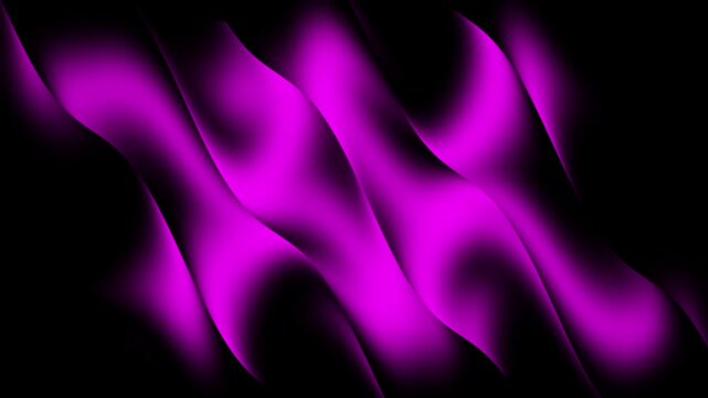Magenta fabric waves transition across a dark black background