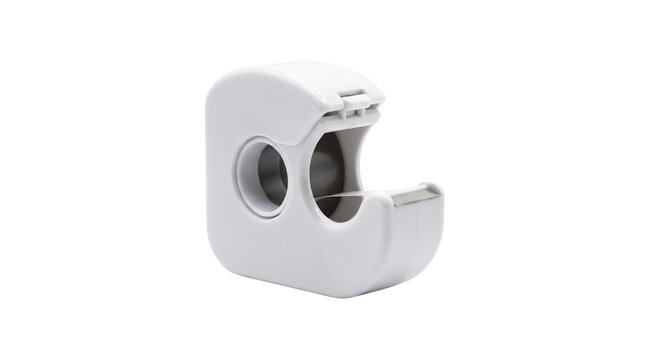 Professional Eyelash Extension Tape Dispenser Isolated on White Background, Compact Lash Salon Tape Holder, Transparent PNG Beauty Equipment