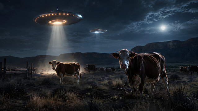 Skinwalker Ranch with UFOs, Aliens and Cattle &ndash; Mysterious Paranormal Phenomenon in a Remote Desert Landscape