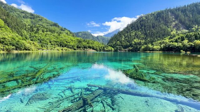 China, Scenery, Sichuan jiuzhaigou, Scenic area