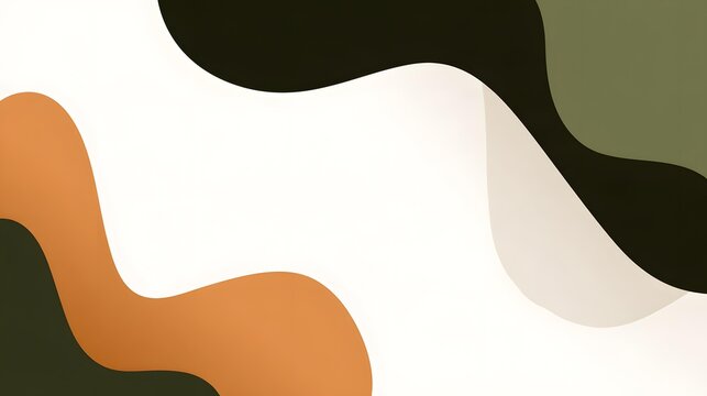 merging together like melted clay, muted mustard, terracotta, cream, olive, and brown colors, tactile abstract background
