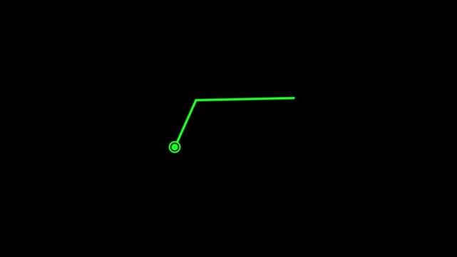 Simple HUD elements rectangle frame lines callout animation. . Callout elements for text highlighting and user interface project. HUD elements on isolated black background.