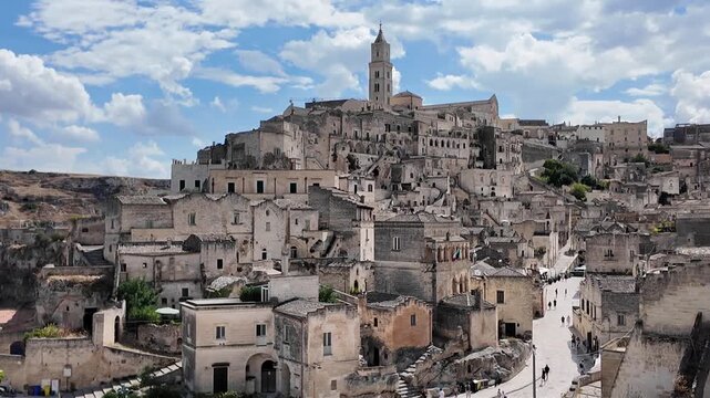 Matera - Italy - Septemner 15 - 2026 : Panoramic View of Matera City