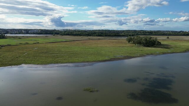 Summer View of Lammassaari from Birdwatching Area, Helsinki, Finland