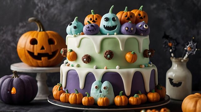 Halloween special gothic cake 