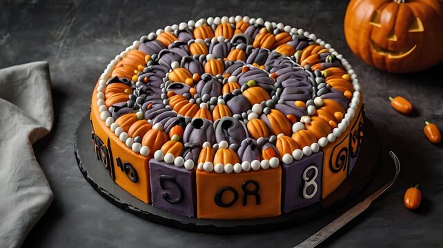 Halloween special gothic cake 