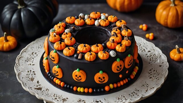 Halloween special gothic cake 